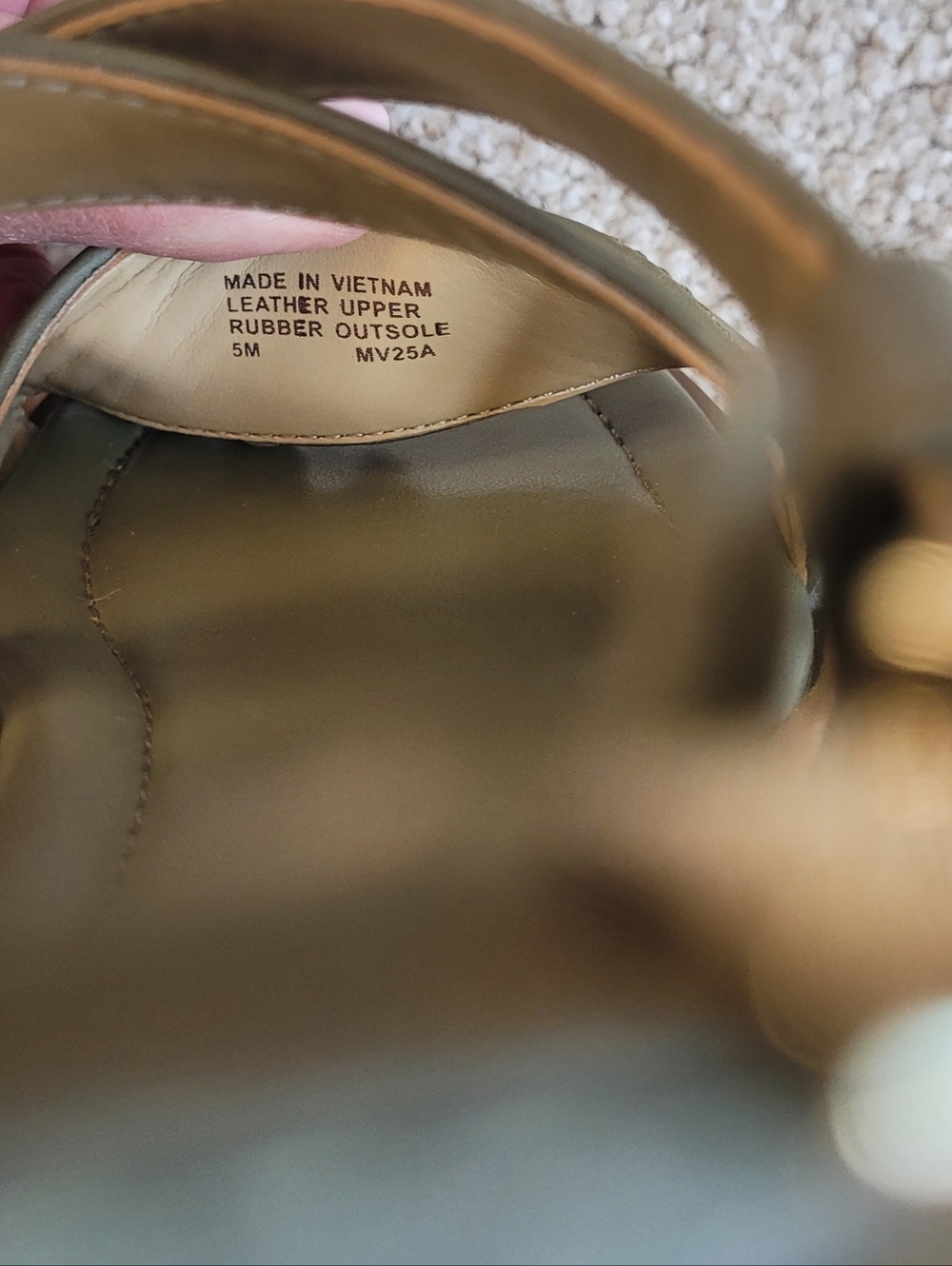 *NWOT* MICHAEL Kors Women's Lynn Buckle Espadrille Leather Sandals 5M - Picture 8 of 10
